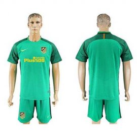 Atletico Madrid Blank Green Goalkeeper Soccer Club Jersey