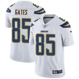 Nike Los Angeles Chargers #85 Antonio Gates White Mens Stitched NFL Vapor Untouchable Limited Jersey