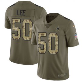 Nike Dallas Cowboys #50 Sean Lee Olive/Camo Youth Stitched NFL Limited 2017 Salute to Service Jersey