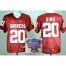 Oklahoma Sooners 20 Billy Sims Red College Football NCAA Jersey 2014 All State Sugar Bowl Game Patch
