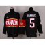 Olympic 2014 CA. #5 Dan Hamhuis Black Stitched NHL Jersey