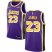 Womens Nike Los Angeles Lakers #23 LeBron James Purple NBA Swingman Statement Edition Jersey