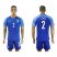 Brazil #2 Danilo Blue Soccer Country Jersey