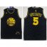 Golden State Warriors #5 Marreese Speights Black Precious Metals Fashion Stitched NBA Jersey