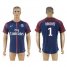 Paris Saint-Germain #1 Douchez Home Soccer Club Jersey