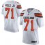 Nike Cleveland Browns #71 Jedrick Wills JR White Mens Stitched NFL New Elite Jersey