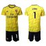 Arsenal #1 Leno Away Soccer Club Jersey