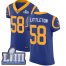 Nike Los Angeles Rams #58 Cory Littleton Royal Blue Alternate Super Bowl LIII Bound Mens Stitched NFL Vapor Untouchable Elite Jersey