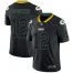 Nike Green Bay Packers #12 Aaron Rodgers Lights Out Black Mens Stitched NFL Limited Rush Jersey