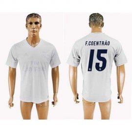 Real Madrid #15 F.Coentrao Marine Environmental Protection Home Soccer Club Jersey