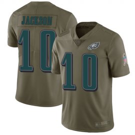 Nike Philadelphia Eagles #10 DeSean Jackson Olive Youth Stitched NFL Limited 2017 Salute to Service Jersey