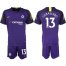 Chelsea #13 Caballero Purple Goalkeeper Soccer Club Jersey