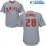 Los Angeles Angels #28 Andrew Heaney Grey Cool Base Stitched Youth MLB Jersey