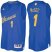 Mens Golden State Warriors #1 JaVale McGee 2016 Christmas Day Royal NBA Swingman Jersey