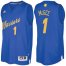 Mens Golden State Warriors #1 JaVale McGee 2016 Christmas Day Royal NBA Swingman Jersey