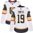 Adidas Vegas Golden Knights #19 Reilly Smith White Road Authentic Womens Stitched NHL Jersey
