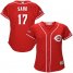 Cincinnati Reds #17 Chris Sabo Red Alternate Womens Stitched MLB Jersey