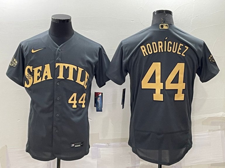 Mariners 44 Julio Rodriguez Charcoal Nike 2022 MLB All Star Flexbase Jersey Mariners 44 Julio Rodriguez Charcoal Nike 2022 MLB All Star Flexbase Jersey