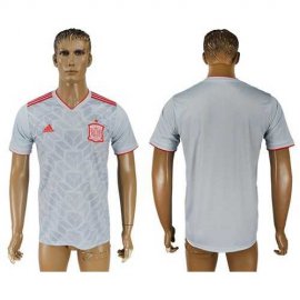 Spain Blank Away Soccer Country Jersey