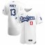 Los Angeles Dodgers #13 Max Muncy Mens Nike White Home 2020 World Series Champions Authentic Player MLB Jersey