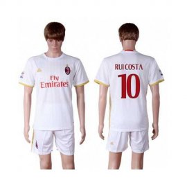 AC Milan #10 Ruicosta Away Soccer Club Jersey
