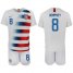 USA #8 Dempsey Home Soccer Country Jersey