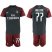 AC Milan #77 Halilovic Third Soccer Club Jersey