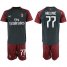 AC Milan #77 Halilovic Third Soccer Club Jersey