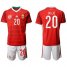 Hungary #20 Sallai Home Soccer Country Jersey