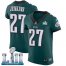 Nike Philadelphia Eagles #27 Malcolm Jenkins Midnight Green Team Color Super Bowl LII Mens Stitched NFL Vapor Untouchable Elite Jersey