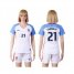 Womens USA #21 Chandler Home Soccer Country Jersey