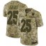 Nike Chicago Bears #25 Mike Davis Camo Mens Stitched NFL Limited 2018 Salute To Service Jersey