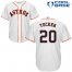 Houston Astros #20 Preston Tucker White Cool Base Stitched Youth MLB Jersey