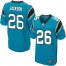 Nike Carolina Panthers #26 Donte Jackson Blue Alternate Mens Stitched NFL Elite Jersey