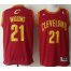 Cleveland Cavaliers 21 Andrew Wiggins Red Revolution 30 Swingman NBA Jerseys