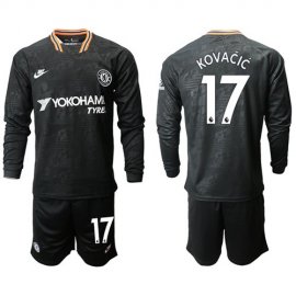 Chelsea #17 Kovacic Third Long Sleeves Soccer Club Jersey