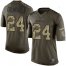 Nike New England Patriots #24 Stephon Gilmore Green Mens Stitched NFL Limited 2015 Salute To Service Jersey