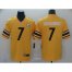 Nike Pittsburgh Steelers #7 Ben Roethlisberger Gold Mens Stitched NFL Limited Inverted Legend Jersey