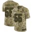 Nike Dallas Cowboys #55 Leighton Vander Esch Camo Youth Stitched NFL Limited 2018 Salute to Service Jersey