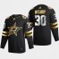 Dallas Stars #30 Ben Bishop Mens Adidas Black Golden Edition Limited Stitched NHL Jersey