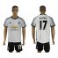 Manchester United #17 Blind White Soccer Club Jersey