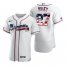 Atlanta Braves #27 Austin Riley Mens Nike White Fluttering USA Flag Limited Edition Authentic MLB Jersey