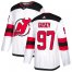 Adidas New Jersey Devils #97 Nikita Gusev White Road Authentic Stitched Youth NHL Jersey