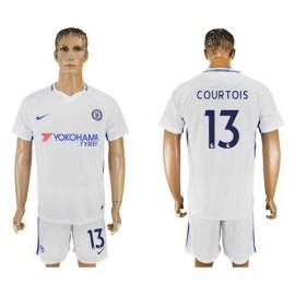 Chelsea #13 Courtois Away Soccer Club Jersey