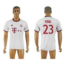 Bayern Munchen #23 Vidal White Soccer Club Jersey