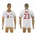 Bayern Munchen #23 Vidal White Soccer Club Jersey