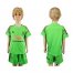 Manchester United Blank Green Kid Soccer Club Jersey
