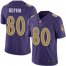Nike Baltimore Ravens #80 Miles Boykin Purple Youth Stitched NFL Limited Rush Jersey