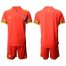 Wales Blank Red Home Soccer Country Jersey