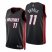 Nike Miami Heat #11 KZ Okpala Black Mens 2021-22 NBA 75th Anniversary Diamond Swingman Jersey – Icon Edition Mens